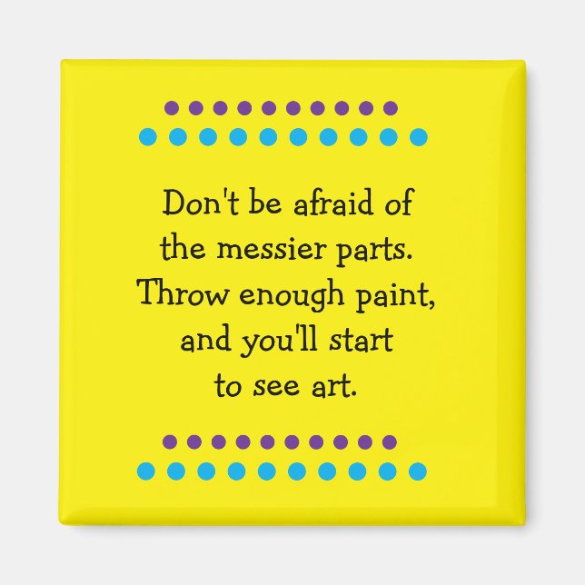 Íman Arte É Mensagem (Frente)