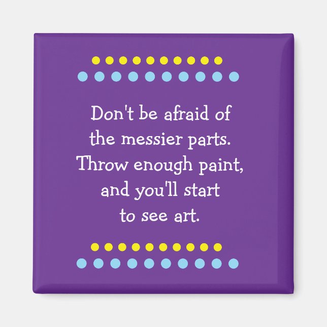 Íman Arte É Mensagem (Frente)