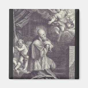 Íman Arte em Preto e Branco de São Francisco de Sales