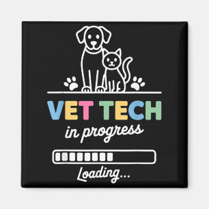 Íman Arte engraçada de técnico veterinário para homens,