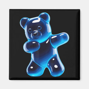 Íman Arte engraçada de urso de goma para homens mulhere