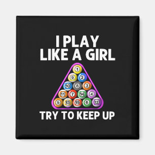 Íman Arte Engraçada Para Mulheres Meninas Mãe 8 Bola Po