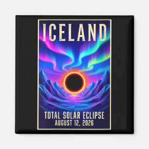 Íman Arte Feminino Eclipse Solar 2026 Totalidade 12 de