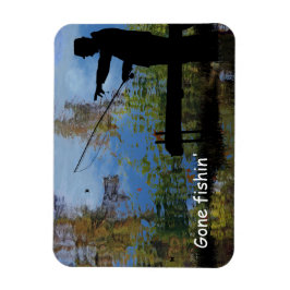 Íman Arte Flexível De Pesca Do Homem Mais Velho