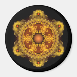 Íman arte fractal mandala