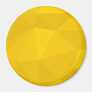 Íman Arte geométrica amarela, moderna, legal, na moda,