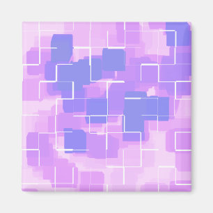 Íman Arte Geométrica "Berry Azul"