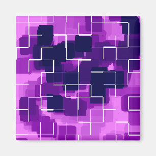 Íman Arte Geométrica "Plum"