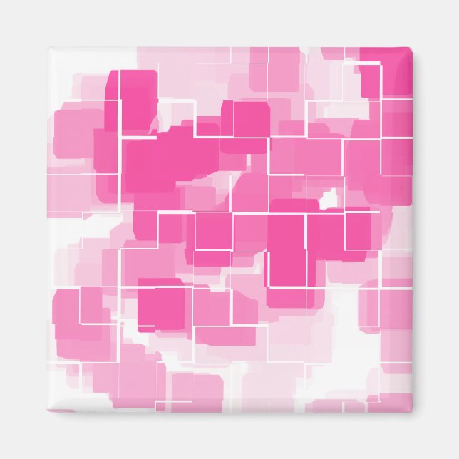Íman Arte Geométrica "Strawberry Shortcake" (Frente)