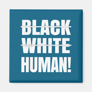 Íman Arte Gráfica Humana Preto e Branco