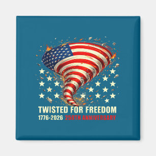 Íman Arte Gráfica Twisted For Freedom EUA 250º