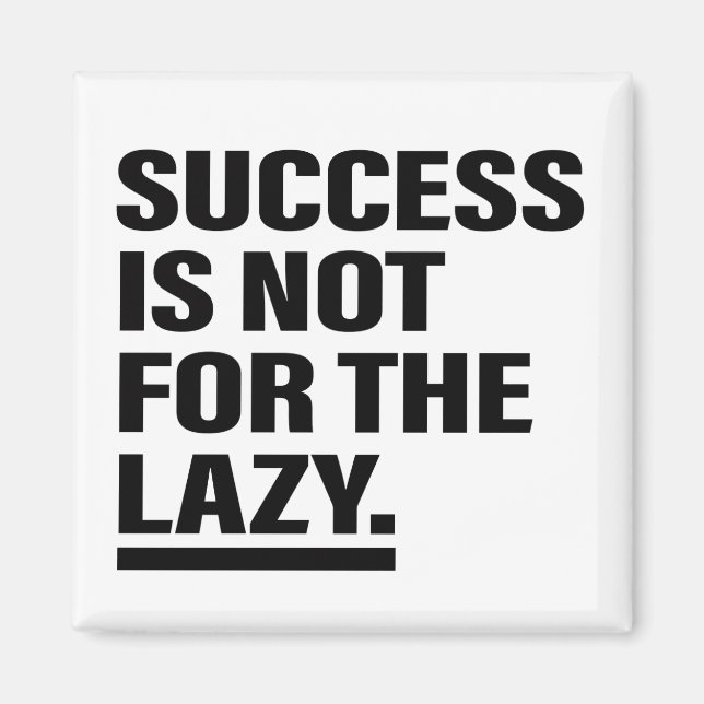 Íman Arte Inspiracional Sucesso Dicas de Vida Citação A (Frente)