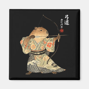 Íman Arte Japonesa de Arco e Flecha Samurai Kyudo Capiv