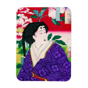 Íman Arte japonesa oriental legal da senhora da gueixa