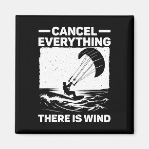 Íman Arte Legal de Kitesurf para Homens e Mulheres Kite