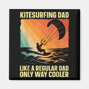 Íman Arte Legal de Kitesurf para Pai Homens Kiteboardin