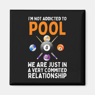 Íman Arte legal Para Homens Mulheres Billiard 8 Ball P