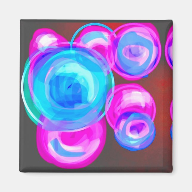 Íman Arte Moderna Bolhas (Frente)