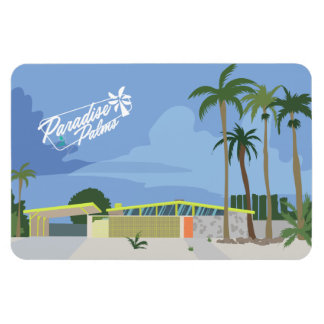 Íman Arte Moderna do meio século - Palmas do Paraíso de