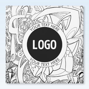 Íman Arte Moderna Original & Seu Logotipo
