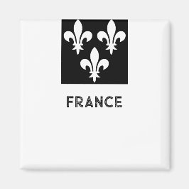 Íman Arte Monocromática de Impressão Heráldica da Franç