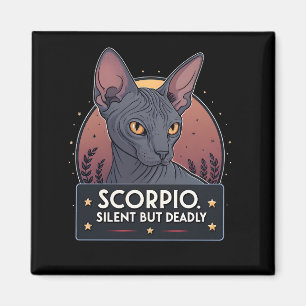 Íman Arte Mortal Silenciosa do Gato Esfinge do Zodíaco 