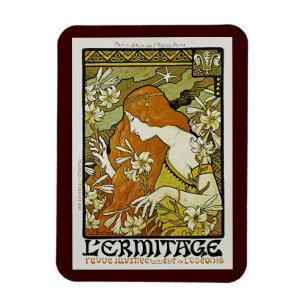 Íman Arte Nouveau de L'Ermitage floral