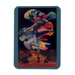 Íman Arte Nova Antiga, Loie Fuller no Folies Bergere