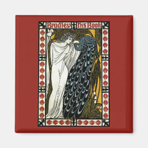 Íman Arte Nova Antiga, O Beijo por William Bradley