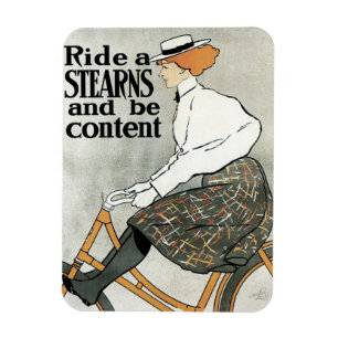 Íman Arte Nova Antiga, Pedale em Bicicletas Sterns