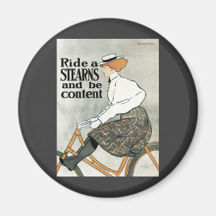 Íman Arte Nova Antiga, Pedale uma Bicicleta Sterns