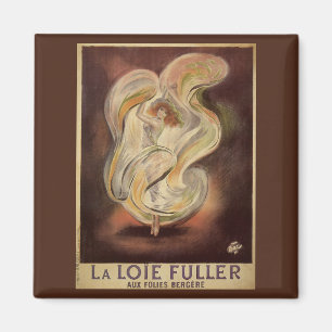 Íman Arte Nova Vintage, La Loie Fuller Dançarina Modern