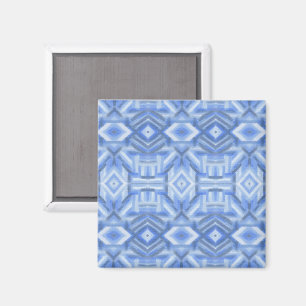 Íman Arte Pastel Macio Abstrato Azul Staccato