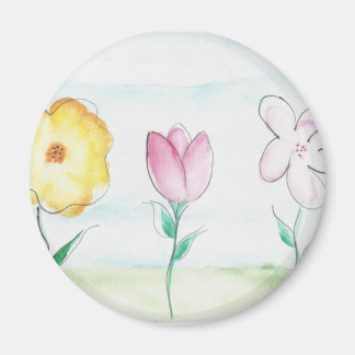 Íman Arte Pintada das Flores