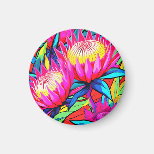 Íman Arte Pop Vibrante de Protea