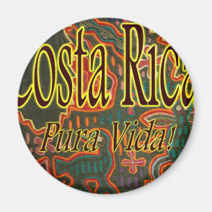 Íman Arte popular Pura Vida de Costa Rica