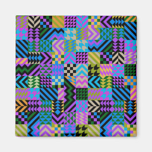 Íman Arte Popular Tribal - Azul