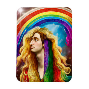 Íman Arte Rainbow Deity Man Of All love Fantasy