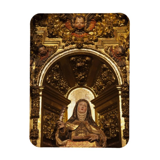 Íman Arte religiosa representando Papais noeis Teresa (Vertical)