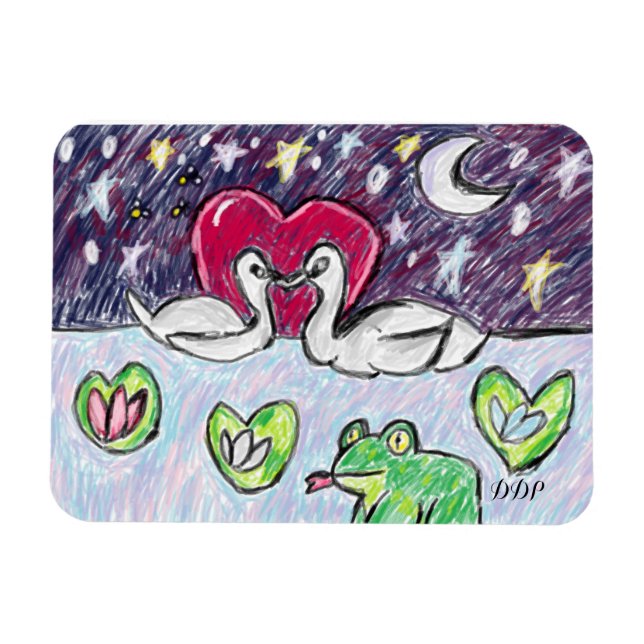 Íman arte swan (Horizontal)