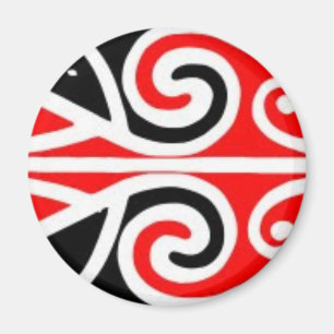 Íman arte tribal do design maori para você