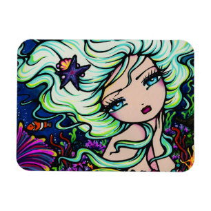 Íman Arte tropical Hannah Lynn da fantasia da sereia de