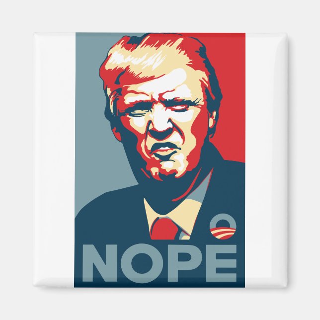 Íman Arte Trump Nope (Frente)