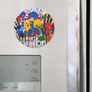 Íman Arte Única e Personalizada do Seu Filho