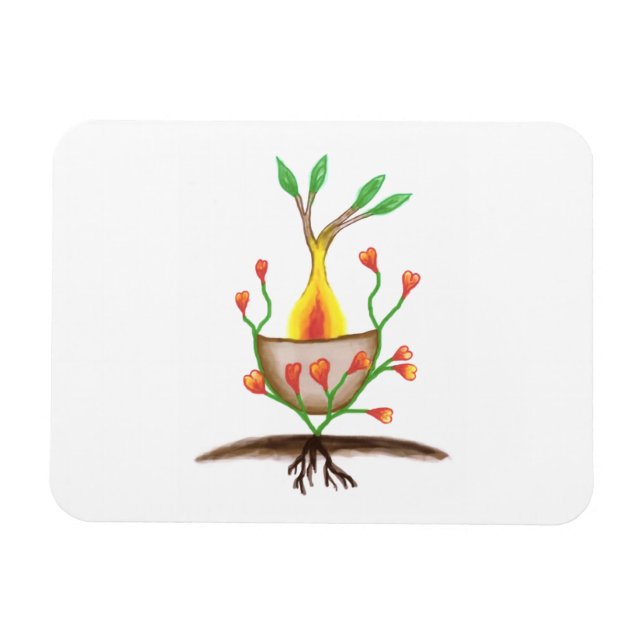 Íman Arte Vegetal Infantil (Horizontal)