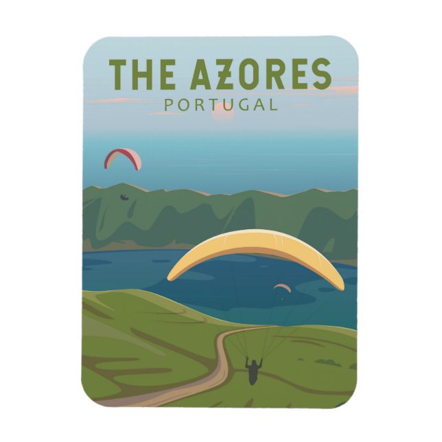 Íman Arte Viagem dos Açores - Portugal (Vertical)