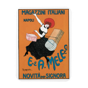 Íman Arte Vintage Art Nouveau Magazzini Italiani por Ca