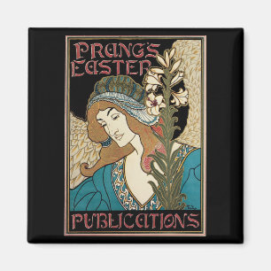 Íman Arte Vintage Art Nouveau, Publicações de Páscoa de
