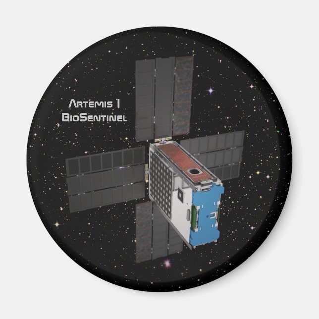 Íman Artemis BioSentinel CubeSat (Frente)