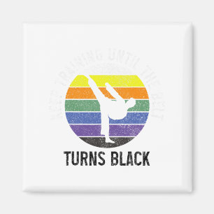 Íman Artes Marciais Belt Negro Jiu Jitsu Taekwondo Kara